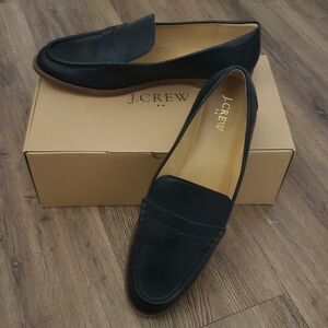 J. Crew Factory Black Penny Loafers